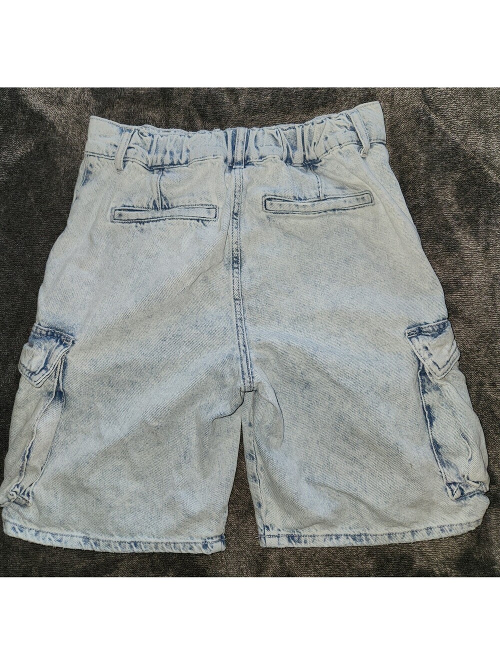 Anthropologie Pilcro Beachy Cargo Denim Shorts Size 27 Coastalcore Normcore - Picture 7 of 10